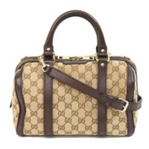 Gucci Handbags - GUCCI GG Canvas Boston Bag AB